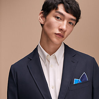 HER-MES pocket square 45 | Hermès Singapore